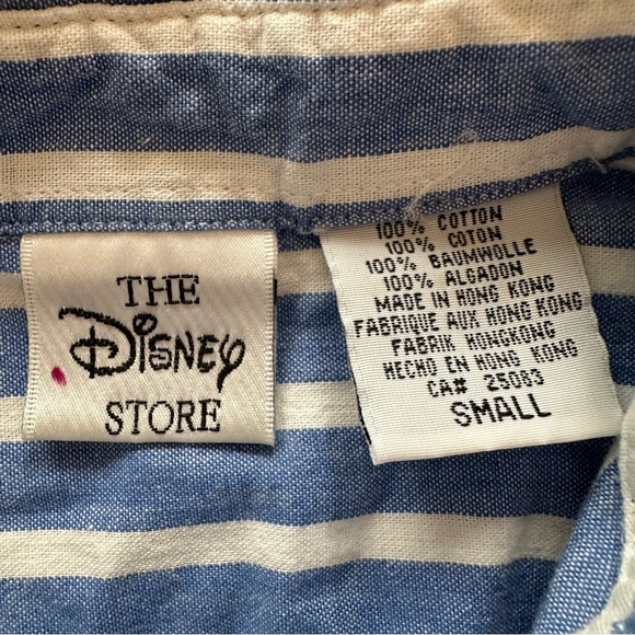Disney | EUC - Vintage Seven Drawfs Striped Button-Down - Size S - Picture 5 of 7